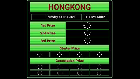 live draw hongkong.